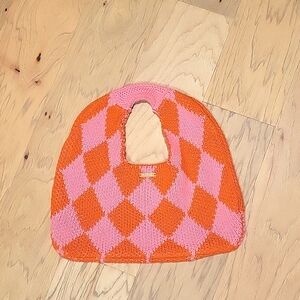 Kopari handbag weaved pattern